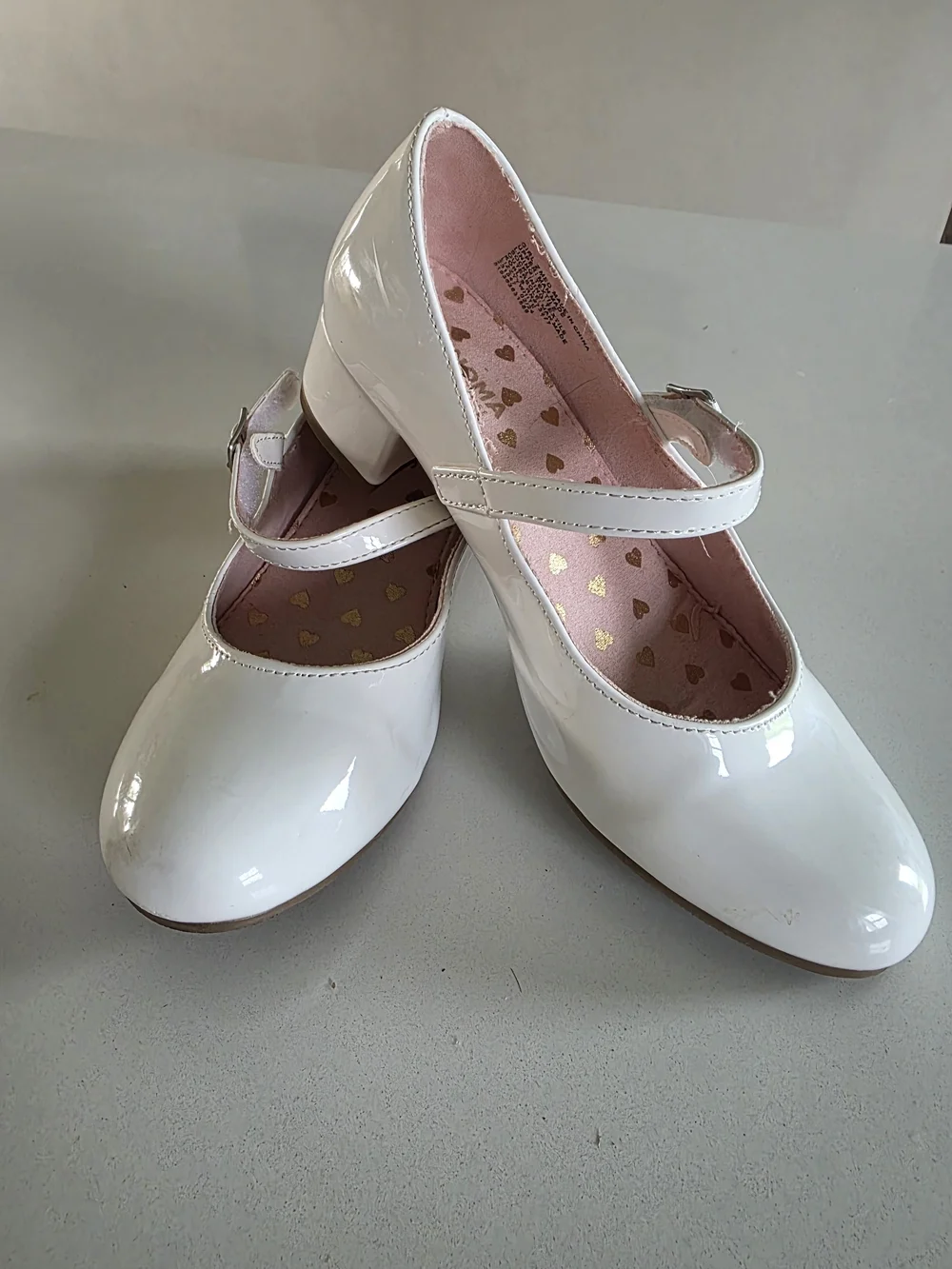 Sonoma Girls White Patent Mary Jane Dress Shoes